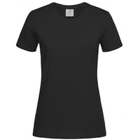 Stedman Classic Women T-Shirt Schwarz Baumwolle Medium Damen