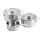 KitchenAid Stainless Steel 5-Teiliges Kochtopfset, Spülmaschinenfest Silber
