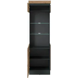 Die Möbelfundgrube Vitrine CORTE 60 x 0 x 0 cm Grau