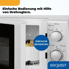 Exquisit MW802 silber