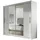 Mirjan24 Schiebetürenschrank London II 180 x 215 x 58 cm Weiß