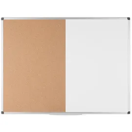 Bi-Office Kombitafel 150 x 120 cm braun/weiß