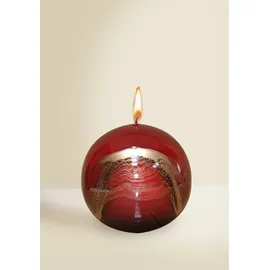 Kopschitz Lotos Kugelkerze 80 mm rot