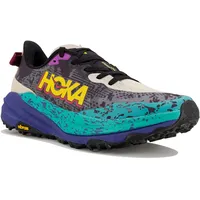 Hoka One One Speedgoat 6 Damen Oatmeal / Mountain Iris 40