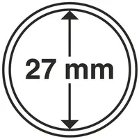 Leuchtturm1917 Münzkapseln CAPS 27 mm, 10er Packs