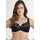 FELINA Bügel-BH "Moments", Damen, Gr. 110, Cup F, schwarz, Spitze, Obermaterial: 79% Polyamid, 15% Polyester, 6% Elasthan, gemustert, unifarben, BHs Bügel-BH, Blütenstickerei, Zierschleife, Komfort-Bügel