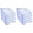 Exacompta 12310D 10er Pack Premium Briefablage Ecotray DIN A4. Ideale Briefkörbe für Ihre Organisation. Robuste und stapelbare Ablagekörbe eisblau transluzent