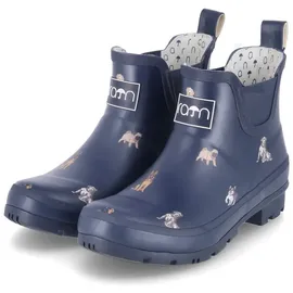 rajn Gummistiefeletten für Damen, blau, Größe 37 EU