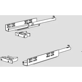 Evineo Auszugsschienen-Set für Unterschrank BL001306