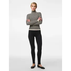 Pieces Leggings PCAMELIA Figurbetont Schwarz XL