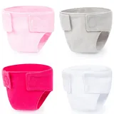 Bayer Design Puppen-Stoffwindeln 4er Pack