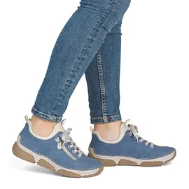 Rieker 45973 Slipper Blau 36
