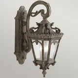 Elstead Lighting Außenwandleuchte Aluminium, Glas, Metall H:73,7 cm IP44 3xE14 bronze