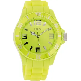 Oozoo Armbanduhr grün Silikon Timepieces Damen Analog-Quarzuhr UOC4366A | Grün