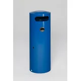 Proregal Kombiascher mit Einflügeltür Ascher innen 70 Liter, HxBxT 104,5 x 42 x 42 cm Verzinkter Stahl Blau