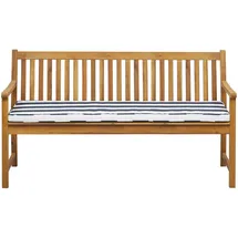 Beliani Gartenbank 160 x 88 x 0 cm Marineblau