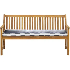 Beliani Gartenbank 160 x 88 x 0 cm Marineblau