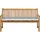 Beliani Gartenbank 160 x 88 x 0 cm Marineblau