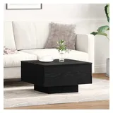 vidaXL Couchtisch Schwarz Eiche 55 x 55 x 31 cm