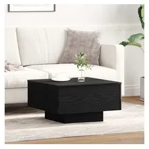 vidaXL Couchtisch Schwarz Eiche 55 x 55 x 31 cm