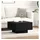 vidaXL Couchtisch Schwarz Eiche 55 x 55 x 31 cm