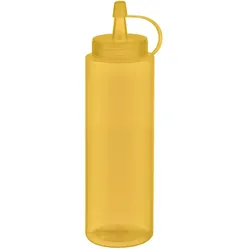Aufbewahrungssystem APS, gelb, H:18cm, Polyethylen, Lebensmittelaufbewahrungsbehälter, (Quetschflasche) mit Schraubdeckel, Polyethylen