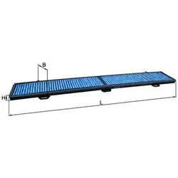 MAHLE Filter, Innenraumluft CareMetix®  für BMW 6962553 64316962553 64316925982 LAO 248