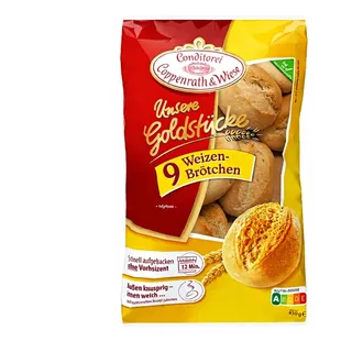 Coppenrath & Wiese Unsere Goldstücke Weizenbrötchen 450 g