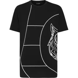 PLEIN SPORT Herren Shirt TIGER COURT EDITION, Dunkelgrau, XS