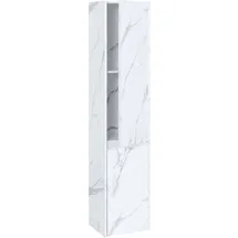 MCW Hängeschrank Marmor weiß