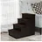 PawHut Haustiertreppe 4-stufige Hundetreppe Dunkelbraun 40 x 59 x 54,2 cm