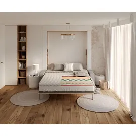 Fdm Topper 80x200 cm Matratzenauflage mit HR-Schaum Höhe 6 cm weiß