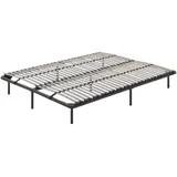 i-flair Metallbett Lattenrost 180x200 cm, Gästebett auf Füßen mit Stauraum, Lattenrahmen Ortho - für alle Betten und Matratzen geeignet