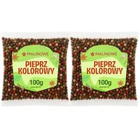 MALINOWE BUNTE PFEFFERKÖRNER PFEFFER GANZ AROMATISCH 2x100g