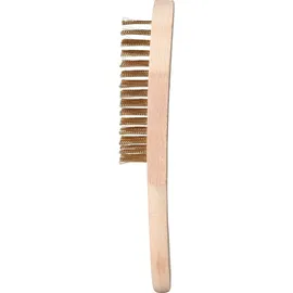 BRILLIANT TOOLS Messing Drahtbürste, 4-reihig, 290 mm (BT706009)
