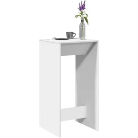 vidaXL Bartisch 51 x 50 x 103,5 cm Weiß