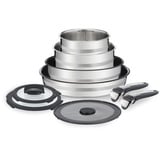 Tefal Ingenio by Jamie Oliver 9-Teiliges Set | L95691 | Edelstahl | Titanium Excellence Antihaftversiegelung | Thermo-Spot | abnehmbarer Griff | vielseitig | backofenfest | induktionsgeeignet