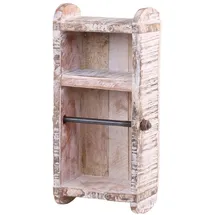 Chic Antique Toilettenpapierhalter aus Backsteinform weiß