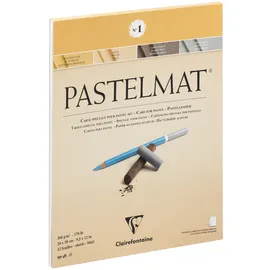 Clairefontaine Pastelmat Zeichenblock 12 St. 360 g hellgelb/gelb/dunkelgrau/hellgrau