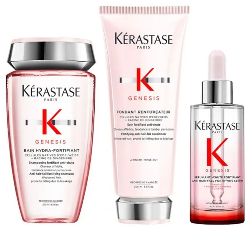 Kérastase Genesis Set HYDRA Serum (Bain Hydra/ Spülung / Serum Anti Chute)* Haarpflegesets 0,54 l Damen 