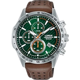 Lorus Herren Analog Quarz Uhr mit Leder Armband RM303JX9