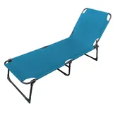 Mojawo - 3-Bein Gartenliege Blau 188xB57xH30cm-MMC37201BL