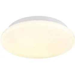Deckenlampe Deckenleuchte Wohnzimmerlampe Flurleuchte Metall opal sparkle LED