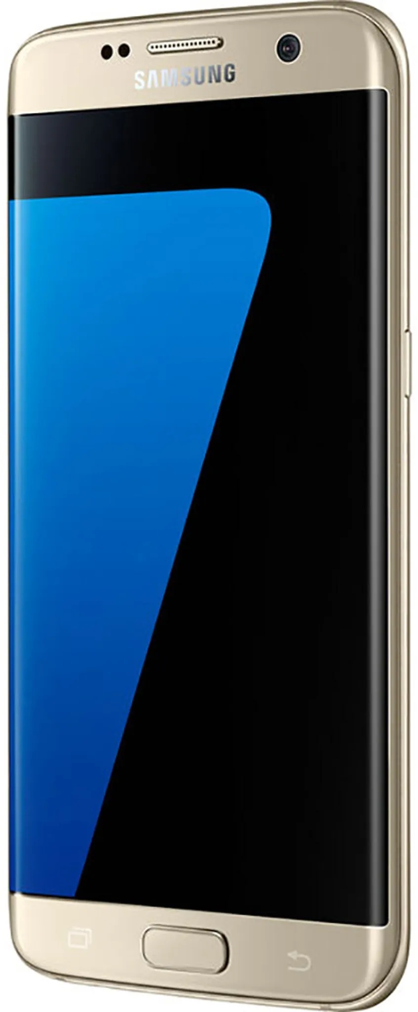 Samsung Galaxy S7 Edge Smartphone, entsperrt, 4G, 13,97°cm (5,5°Zoll) – 32°GB – 4°GB RAM – Android, goldfarben (Import Italien)
