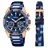 45 mm blau/rose
