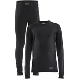 Craft Core Dry Baselayer Unterwäsche-Set Kinder 999000 black 158/164