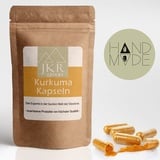 210Stk. vegane Kurkuma 620mg Kapseln - Curcuma Pulver hochdosiert | plastikfrei