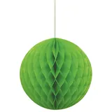 Unique Party Wabenball aus Seidenpapier - 20 cm - Lindgrün