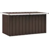 vidaXL Gartenbox Auflagenbox Kissenbox Aufbewahrungsbox Truhe Box Gartenmöbel Gartenkasten Gartentruhe Werkzeugkasten Braun 129x67x65cm