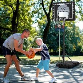Yaheetech Basketballständer Schwarz 219 - 249 cm